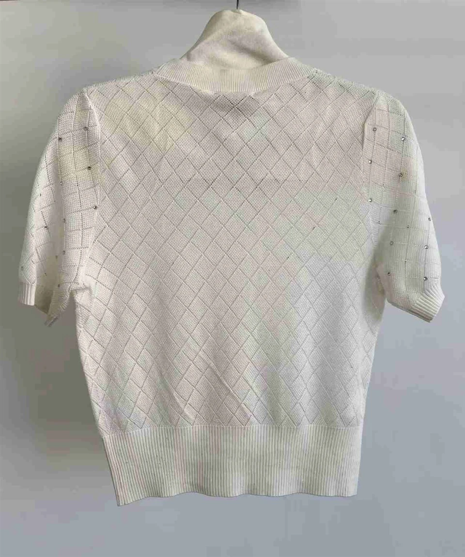 Pressed Diamond Knit Cardigan Pressed Diamond Knit Cardigan